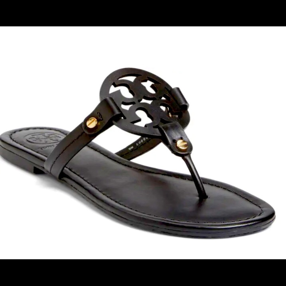 Tory Burch Miller Calf Leather Sandal - Size 9